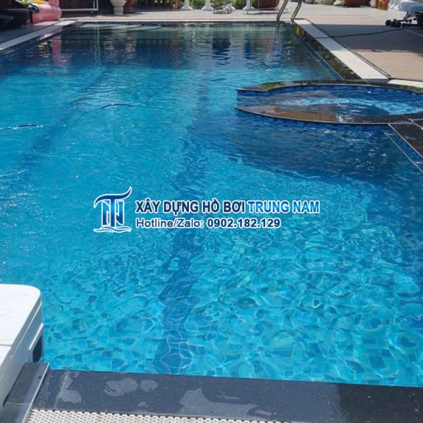 Thi công hồ bơi gia đình - Long Xuyên - An Giang