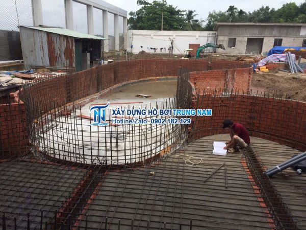 Thi công hồ bơi gia đình tại Bình Thạnh - TP.HCM