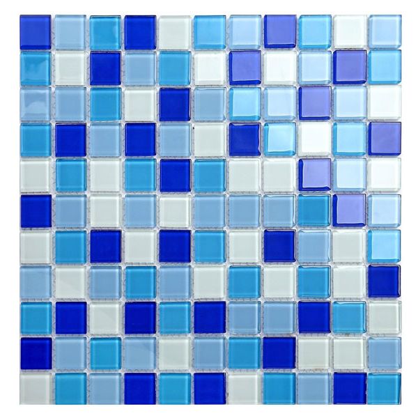 Gạch Mosaic thủy tinh MS-25001 Gạch Mosaic thủy tinh MS-25001