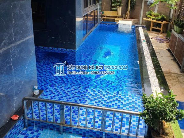 Thi công hồ bơi gia đình - Quận 7 - Khu Phú Mỹ Hưng